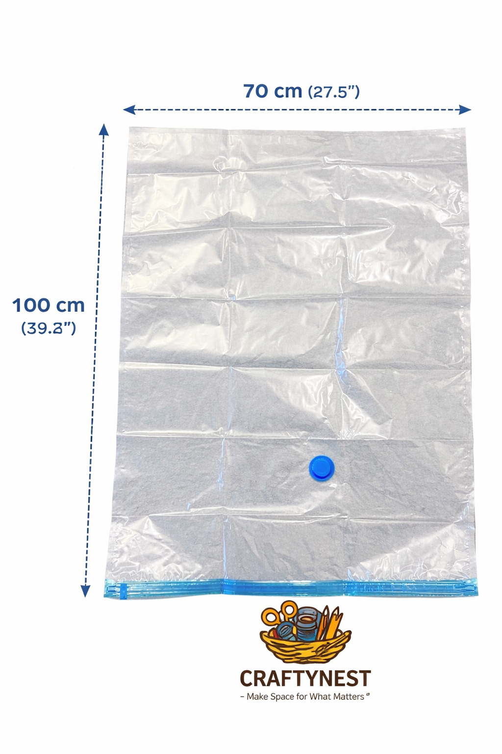 Extra Large Vacuum Storage Bags – Save 80% Space for Duvets, Bedding & Clothes